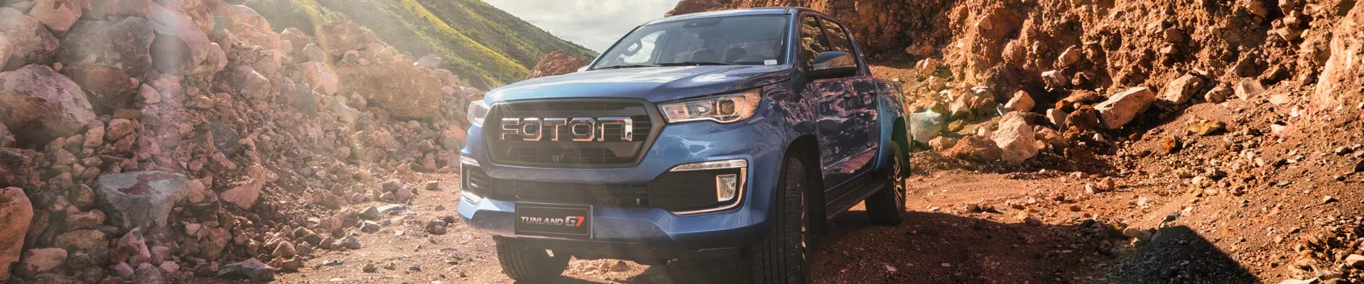 Foton South Africa - Image of blue foton double cab