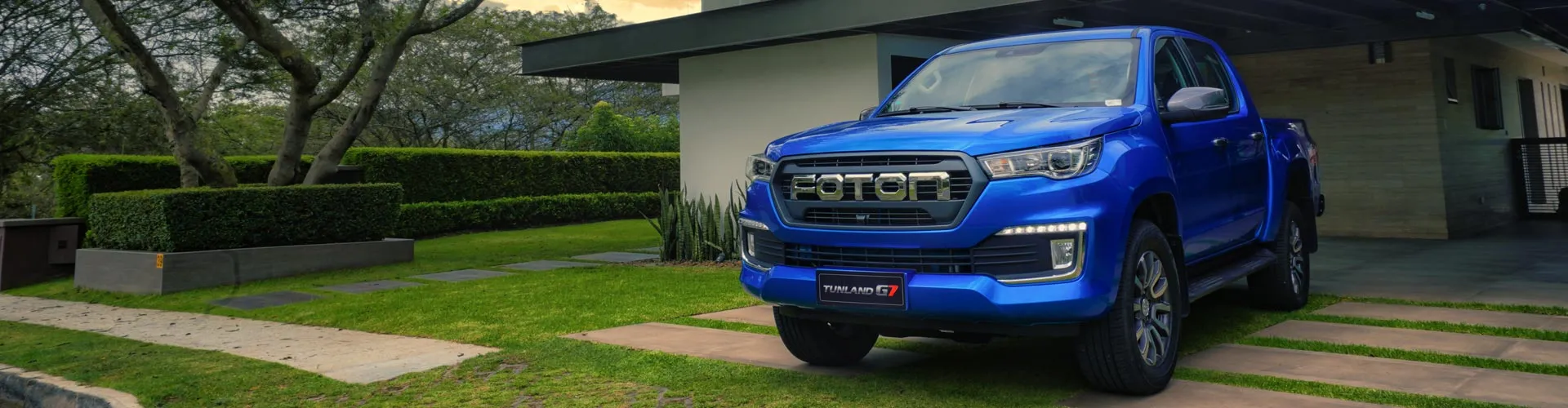 Foton Find a dealer - Image of blue foton double cab