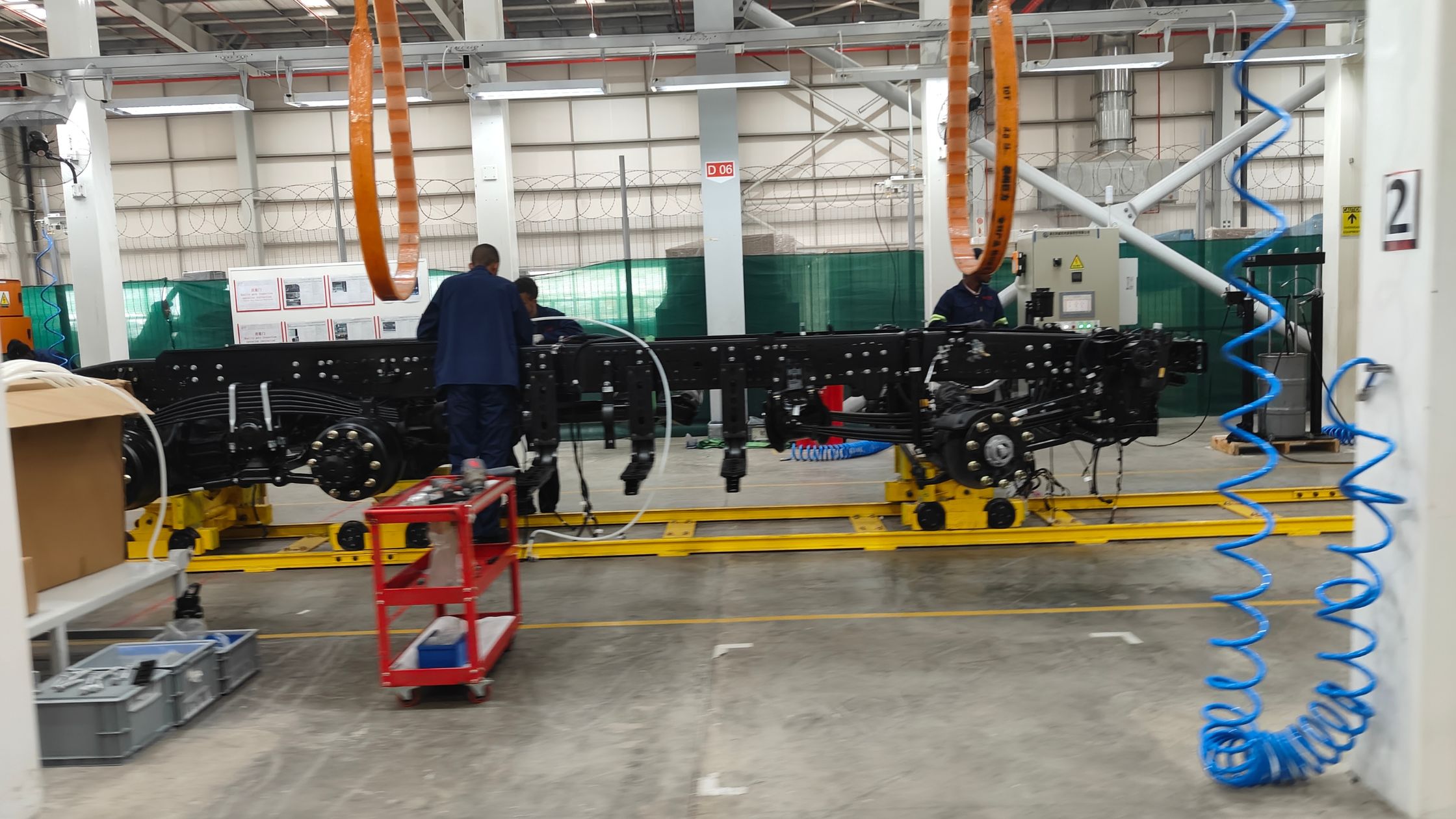 Foton’s local vehicle assembly, and servicing fascility in Gqeberha